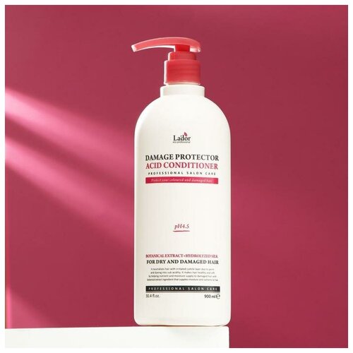 Защитный кондиционер Lador Damaged Protector Acid Conditioner для поврежденных волос, 900 мл