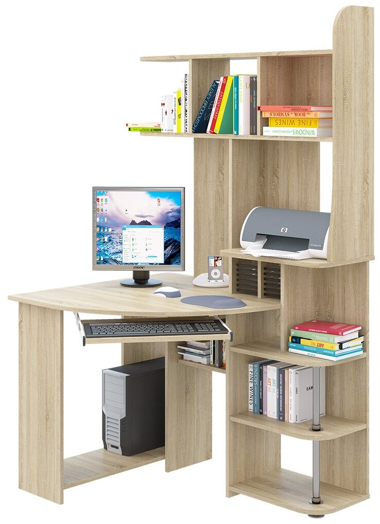 фото Стол компьютерный угловой СК-54 / Стол для школьника угловой