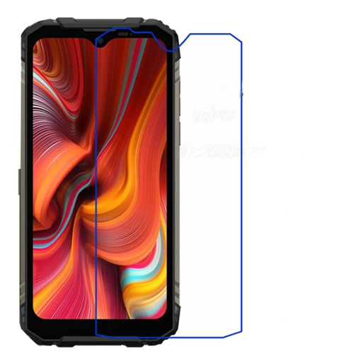Защитное закалённое противоударное стекло MyPads Forti Glass для телефона Doogee S96 Pro / S96 GT с олеофобным покрытием чехол mypads e vano для doogee s96 pro