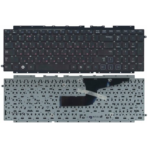 Клавиатура keyboard BA59-02921C для ноутбука Samsung RC710 NP-RC710-S01UA NP-RC710-S02RU RC720 Series черная с рамкой 2950₽