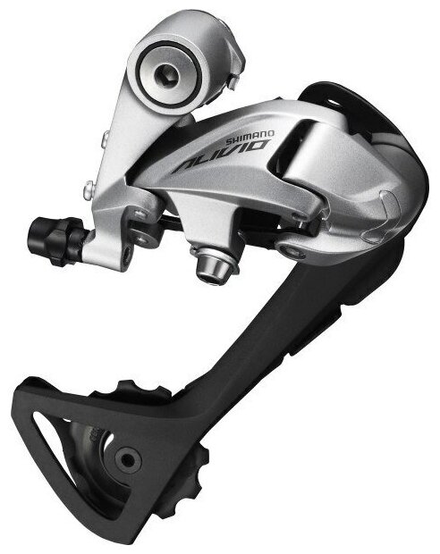 Переключатель задний Shimano Alivio, T4000, SGS, 9 ск. Серебристый