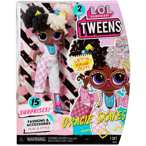 L. O. L. Surprise! Кукла LOL ЛОЛ Сюрприз Подростки - Грейси Скейтс 2 серия (LOL Tweens Series 2 Gracie Skates Fashion Doll) 579595EUC l o l surprise кукла lol лол сюрприз подростки грейси скейтс 2 серия lol tweens series 2 gracie skates fashion doll 579595euc