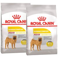 ROYAL CANIN MEDIUM DERMACOMFORT для взрослых собак средних пород при аллергии (10 + 10 кг)