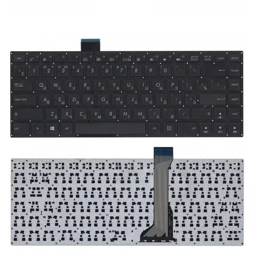 Клавиатура keyboard 0KN0-S22ND13 для ноутбука Asus E402 E402M E402MA E402SA E402S E402H черная 1316₽