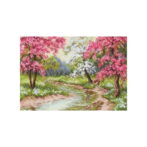 Набор для вышивания бисер-нитки матренин посад арт.37х49 - 0026/БН Цветущий сад