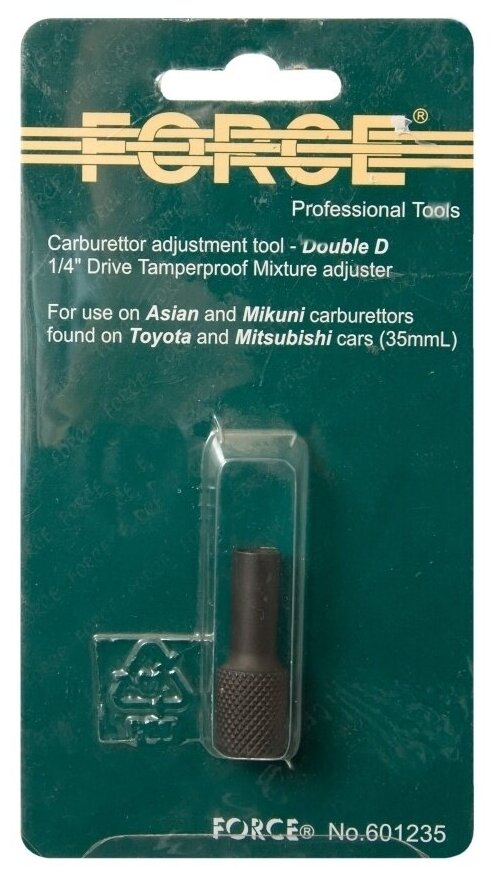 Спецключ для карбюратора F-601235: 1/4"DR для "Toyota" и "Mitsubishi" FORCE