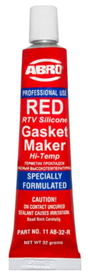 Абро Герметик прокладок "красный" высокотемперат. 32г Китай