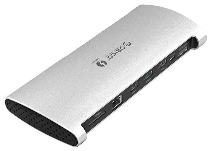 USB-концентратор Orico TB3-S1 серебристый