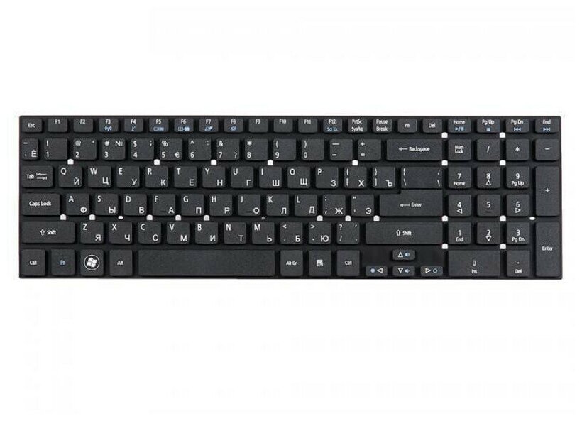 Клавиатура RocknParts Zip для Acer Aspire 57555830TGE1-510E1-522E1-530GE1-532GE1-570GE1-5 472₽