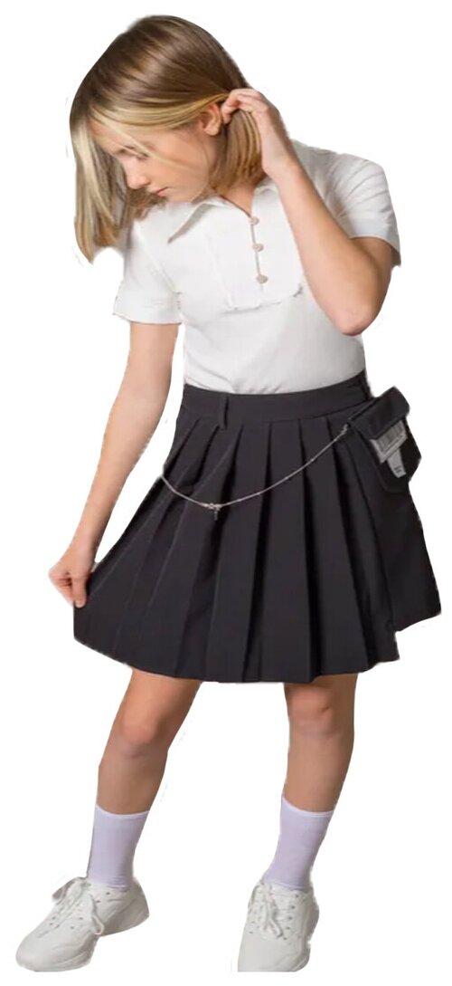 Школьная юбка Deloras, размер 146, черный