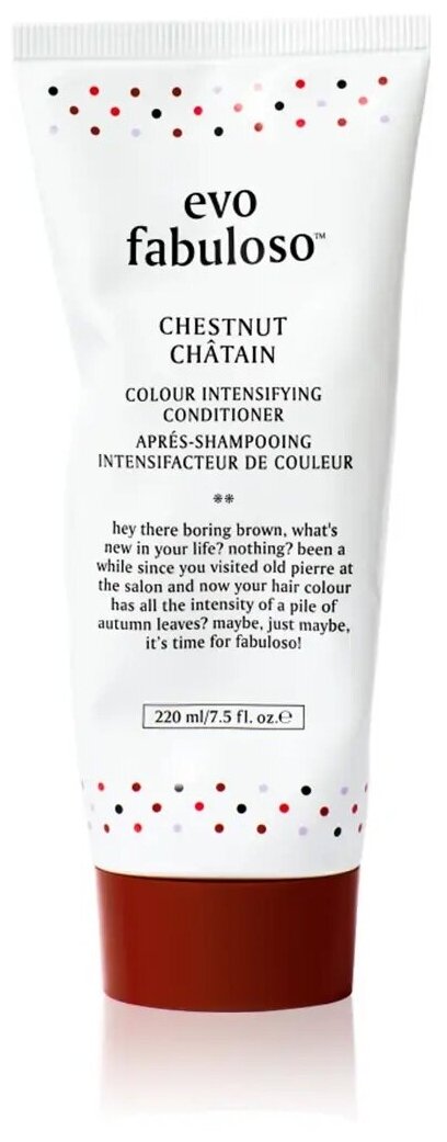 Evo Fabuloso Colour Intensifying Conditioner Chestnut тонирующий бальзам-уход каштан, 220 мл