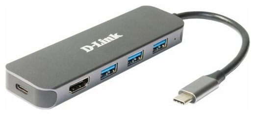 Разветвитель USB 30 D-link DUB-2333A1A 3USB30 USB-CPD30 HDMI