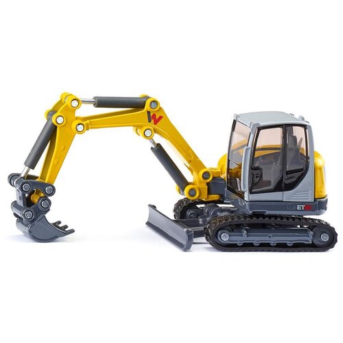 Экскаватор Siku Wacker Neuson ET65, 3559 1:50, 14 см, серый/желтый super самосвал wacker neuson dw60 siku