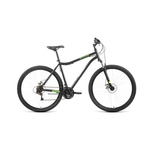 Велосипед ALTAIR MTB HT 29 20 D 29 21 ск рост 17 2022 черныйярко-зеленый RBK22AL29158 1739000₽