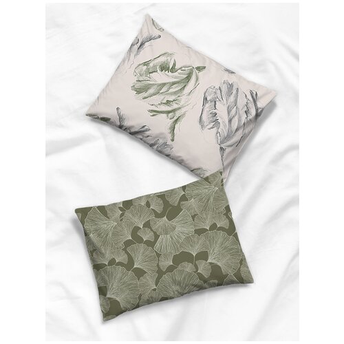 Наволочка Double Dreams 50х70 см, 2 штуки, перкаль, 100% хлопок