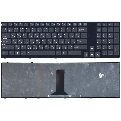 Клавиатура для ноутбука Asus K95 черная с рамкой клавиатура для ноутбука asus k61lc черная с рамкой версия 2