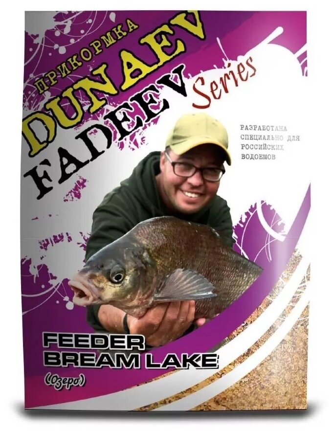 Дунаев Прикормка "DUNAEV-FADEEV" 1кг Feeder Bream Lake (Лещ Озеро)