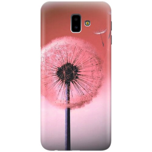 Силиконовый чехол Розовый одуванчик на Samsung Galaxy J6+ (2018) / Самсунг Джей 6 плюс
