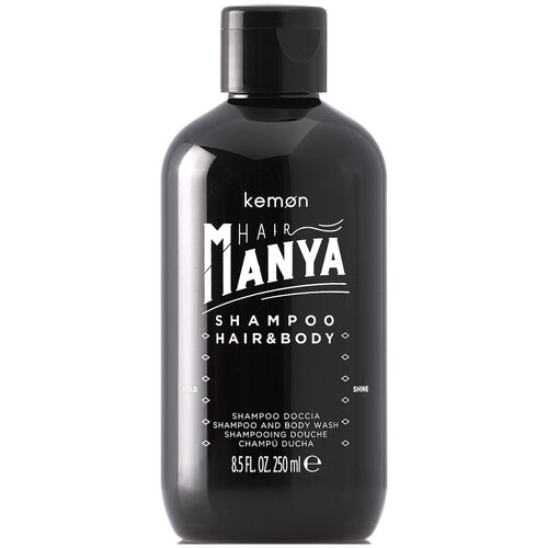 Шампунь-гель для душа Kemon Hair Manya Shampoo H&B, 250 мл