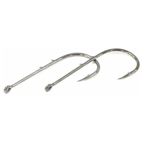 Owner Крючок OWNER 56537 WORM BH-ROUND BC (Размер # 4; 9шт Black Chrome)