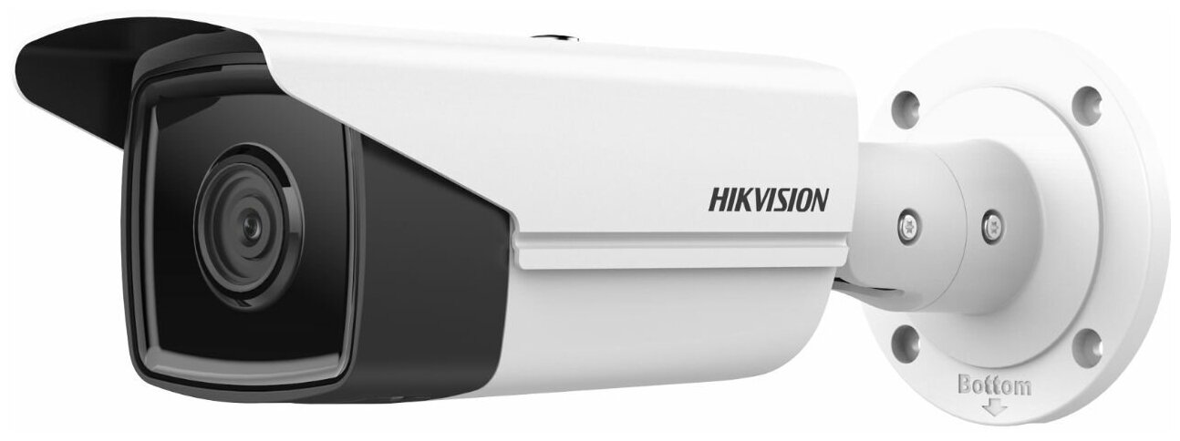 Видеокамера IP HIKVISION DS-2CD2T83G2-2I(2.8mm) 8Мп уличная цилиндрическая с EXIR-подсветкой до 60м и технологией AcuSense; объектив 2.8мм
