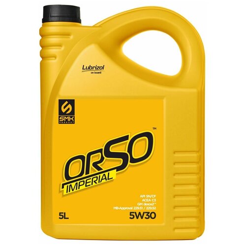 Масло моторное универсальное SMK Orso Imperial 530 (5W-30 API SN/CF) 5л