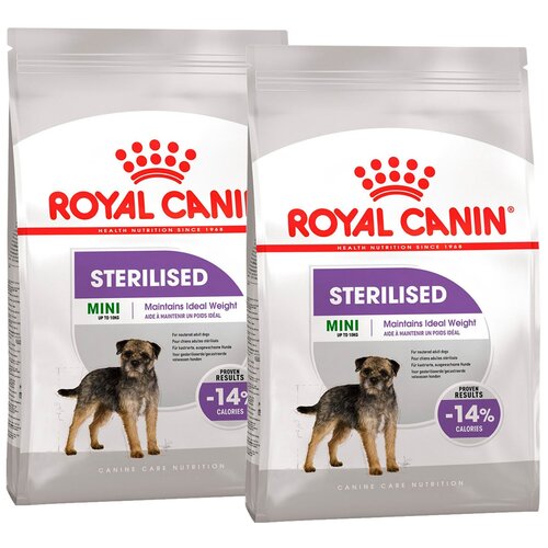 Сухой корм ROYAL CANIN MINI STERILISED ADULT для кастрированных и стерилизованных взрослых собак маленьких пород (3 + 3 кг)
