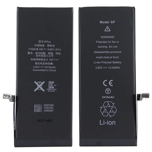 Аккумулятор для Apple iPhone 6 plus , 3410 mAh емкость /аккумуляторная батарея для мобильного телефона айфон, АКБ батарейка мобильника