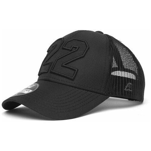 фото Бейсболка atributika & club, размер 52-54, черный