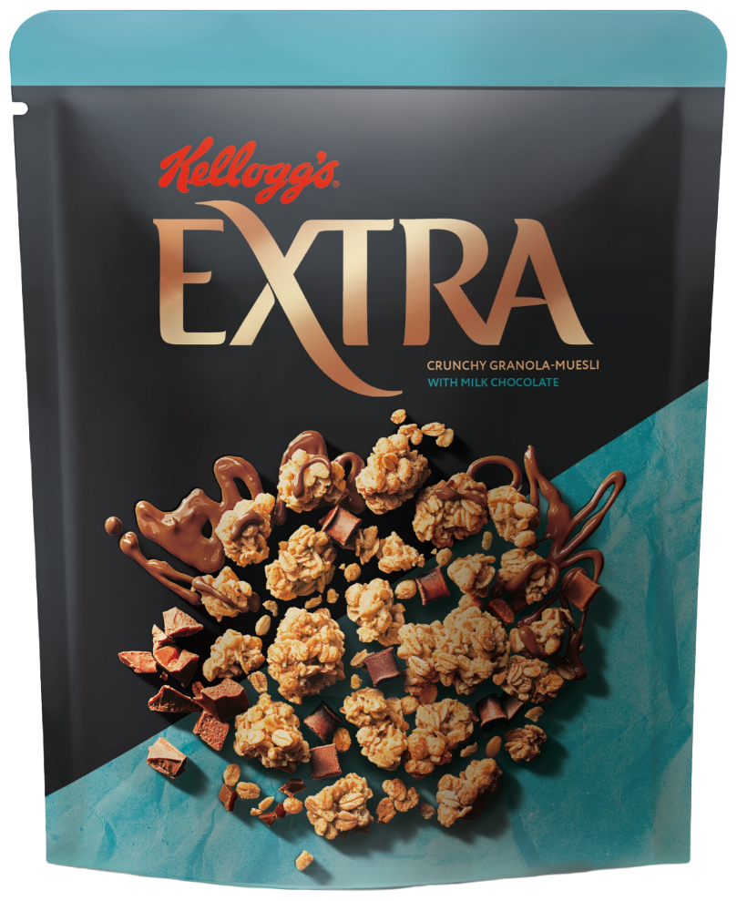 Гранола-мюсли Extra с молочным шоколадом 300г Kellogg's - фото №1