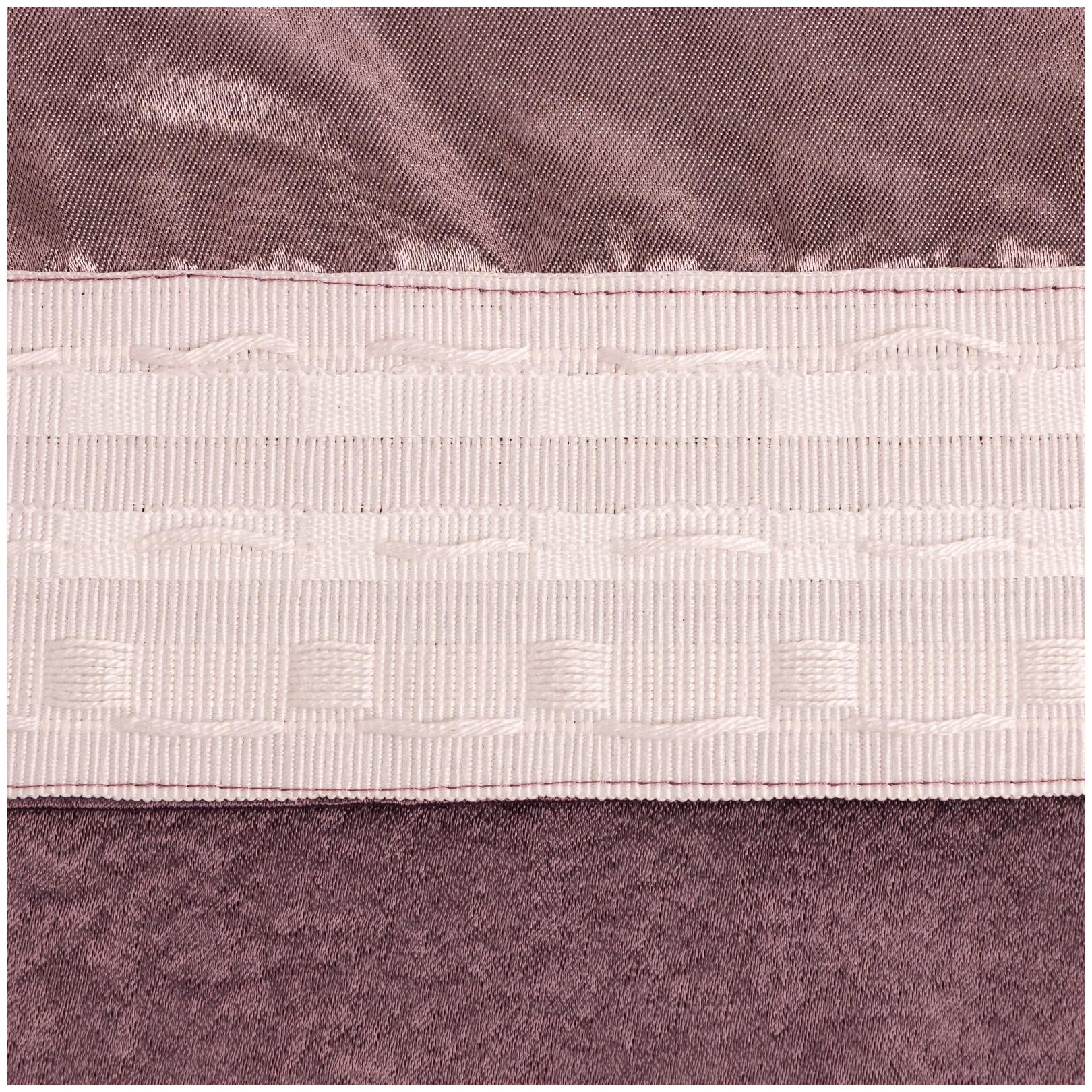 Этель Штора портьерная Этель "Классика"цв.фиолетовый, 250*265 см,100% п/э - фотография № 4