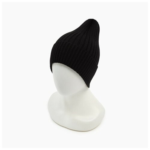 фото Шапка hohloon, размер 52/56, черный