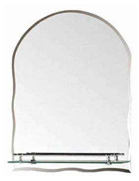 Зеркало фигурное Frap F689, с полкой, 60 x 45 см