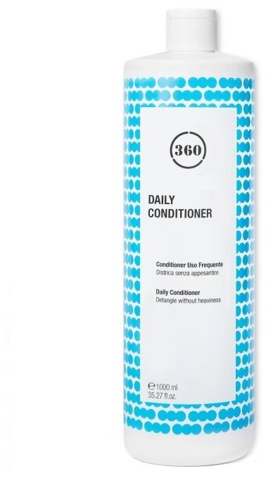 360 Ежедневный кондиционер для волос Daily Conditioner, 1000 мл