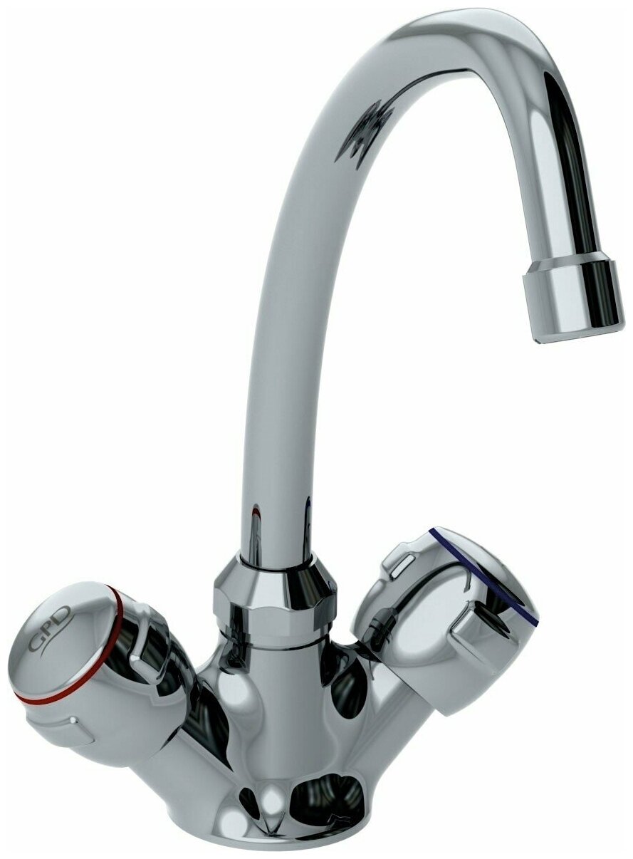Смеситель для кухни GPD Rios KEB30 Хром