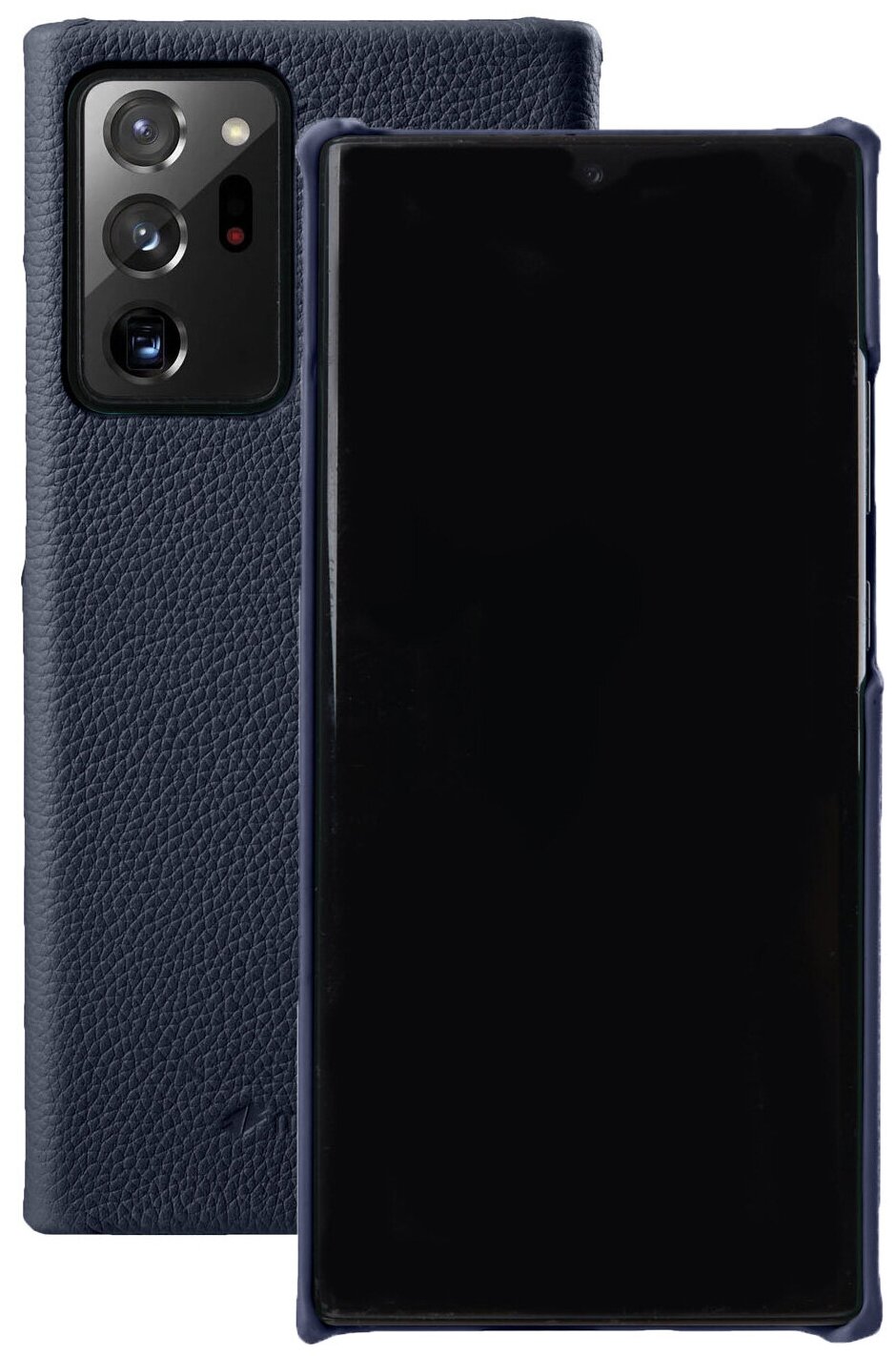 Кожаный чехол накладка Melkco для Samsung Galaxy Note 20 Ultra - Snap Cover, темно-синий