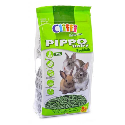 Cliffi Корм для крольчат и молодых кроликов пребиотик (Pippo Baby Prebiotic SELECTION) PCRA041, 900 г