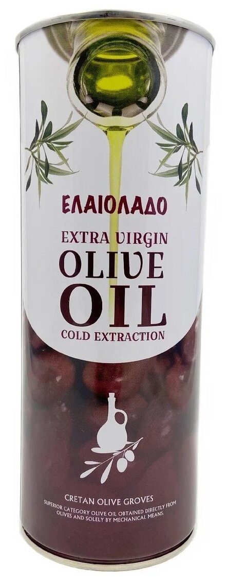 Масло оливковое Elaiolado нерафинированное Extra virgin
