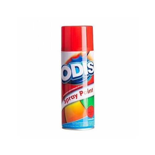 Аэрозольная краска ODIS 6 оранжево-красный, Акриловая, Глянцевое покрытие, оранжевый