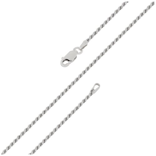 Цепь из серебра 925-й пробы, длина 40 см, вес 2,07г, ширина 1 мм