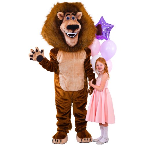 фото Ростовая кукла лев, карнавальный костюм, ростовой костюм для аниматора, поздравление ребенка, маскарадный костюм для праздников mascot costumes
