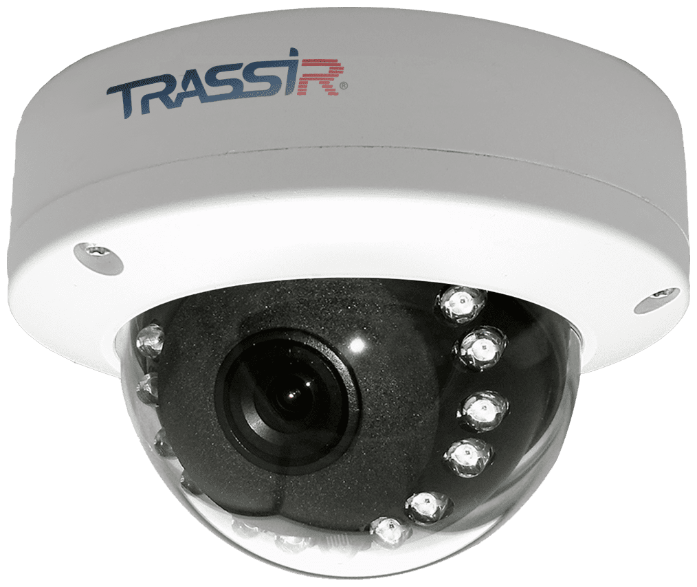 Камера видеонаблюдения IP Trassir TR-D3121IR2 v6 3.6-3.6мм цв. корп: белый