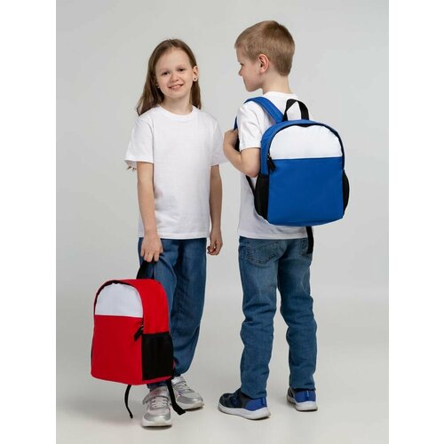 Рюкзак детский школьный для девочек спортивный унисекс Comfit, белый с красным