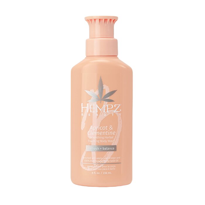 Гель для душа разглаживающий абрикос и клементин / Apricot & Clementine Smoothing Herbal Foaming Body Wash 236 мл