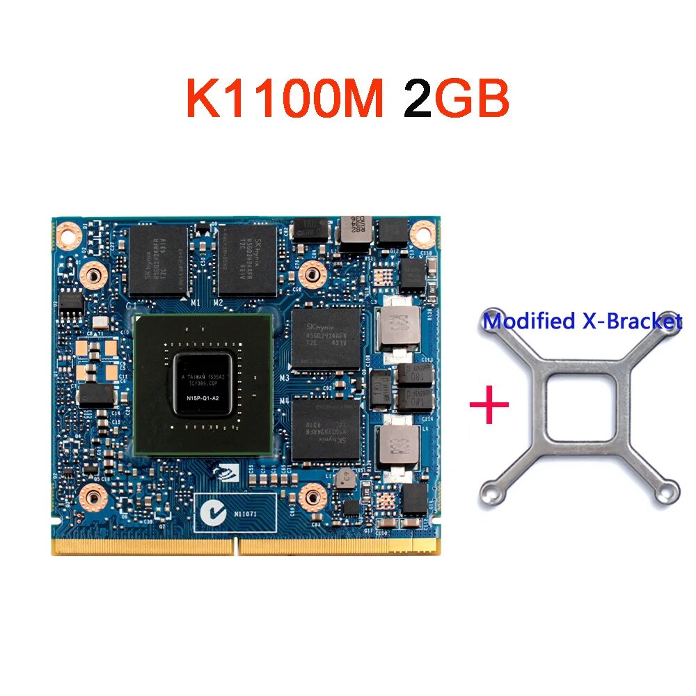 Видеокарта Quadro K610M 1ГБ для iMac A1311 A1312, K1100M 2GB