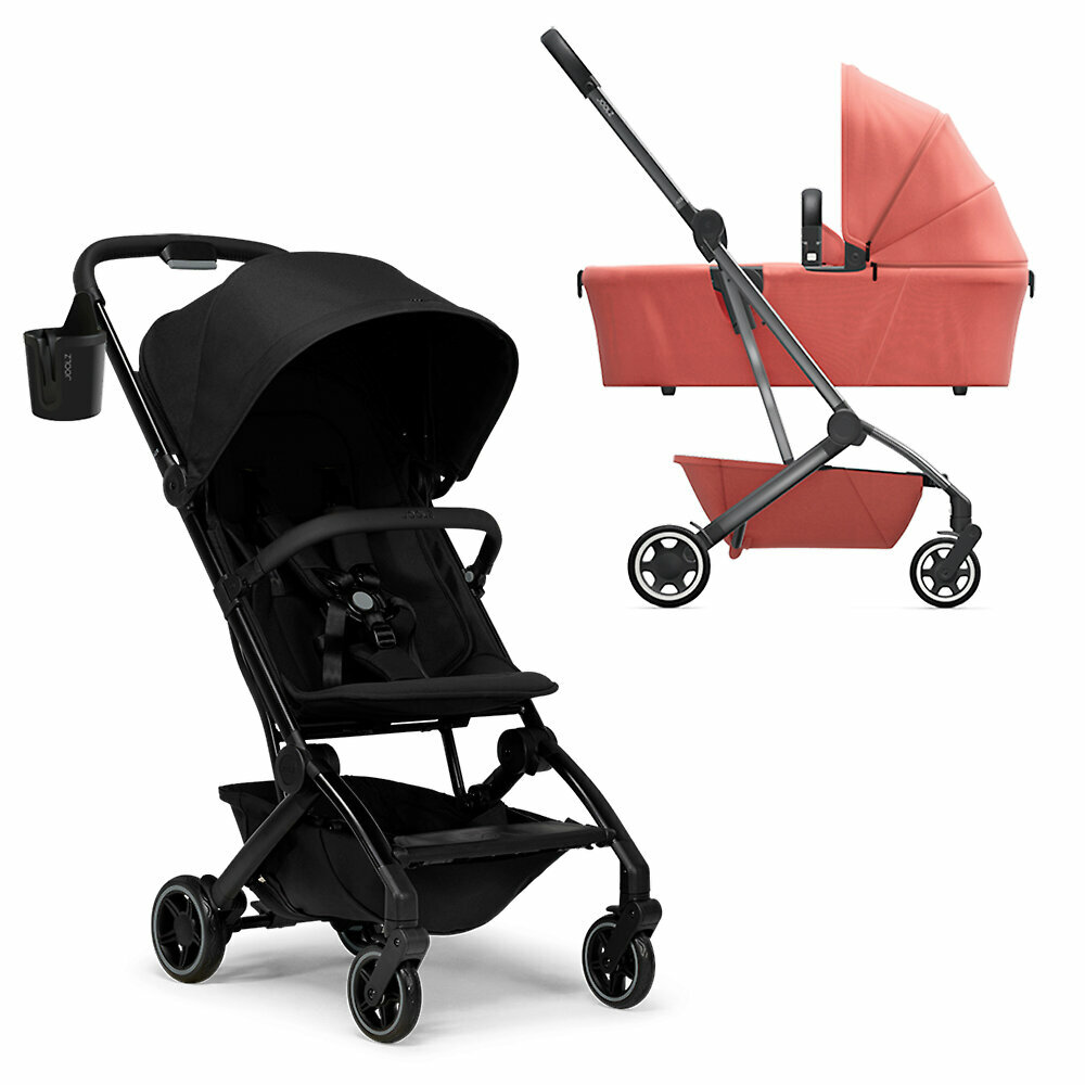 Коляска 2в1 Joolz Aer Plus, цвет Space Black / Absolute Pink