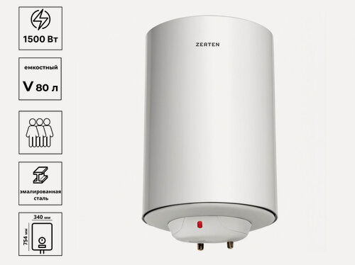 Изображение товара Водонагреватель емкостной Oasis Eco(Zerten) VE-80 (RL)(EF)(ER), эмаль