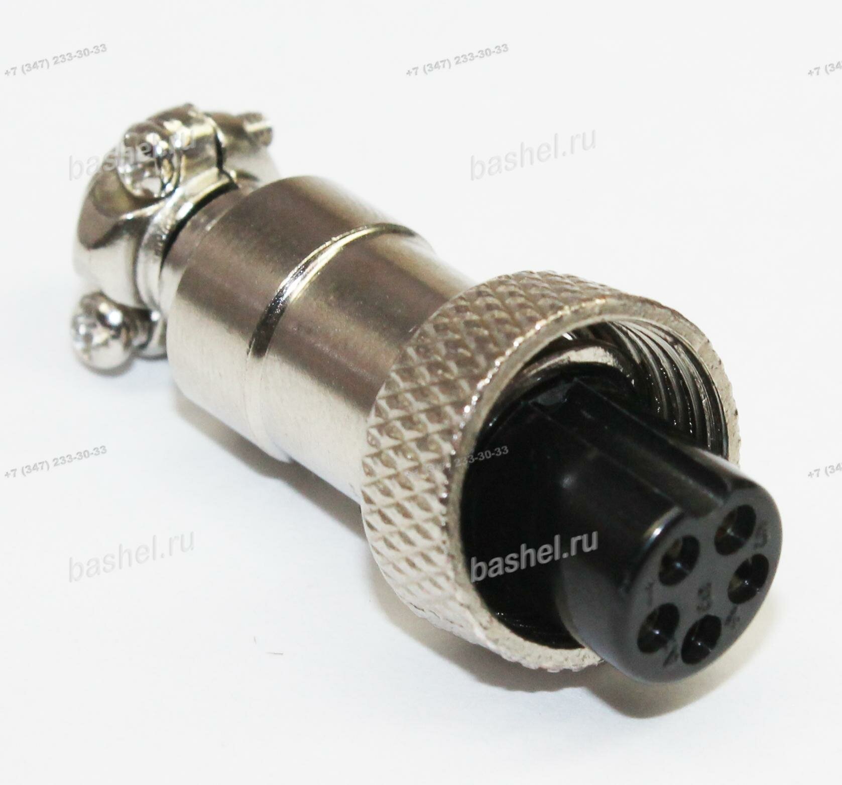 Гнездо 5 pin кабельное GX16 12M-5A