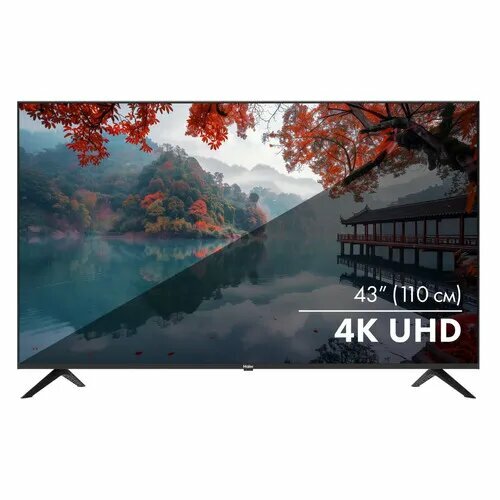 43 Телевизор HAIER Smart TV M1 4K Ultra HD черный смарт ТВ Android TV 50000₽
