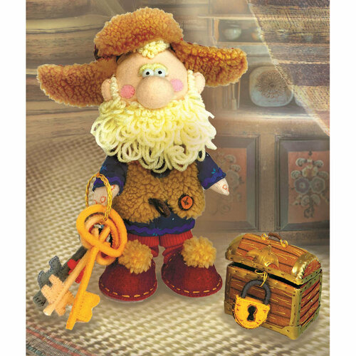 ПЛДК-1480 Набор для создания текстильной игрушки серия Домовёнок и компания 'Домовой-Ключник'